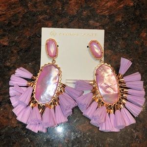 Kendra Scott Cristina rose gold tassel earrings ✨